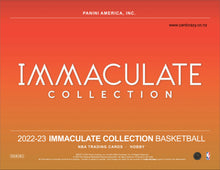 Load image into Gallery viewer, 2022/23 Panini Immaculate Basketball Hobby Box