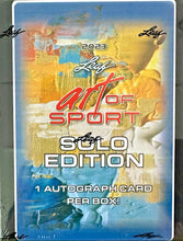 Load image into Gallery viewer, 2023 Leaf Art of Sport Solo Edition Box