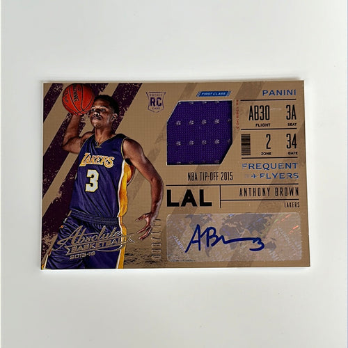 2015 Absolute Anthony Brown Autograph 98/149