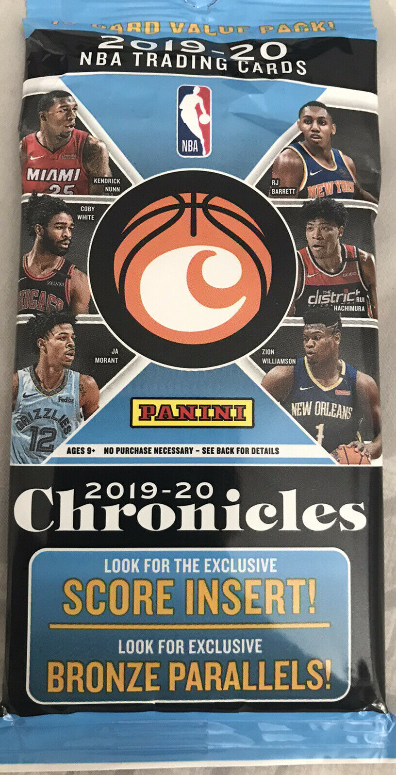 2019/20 Panini Chronicles Basketball Fat Pack