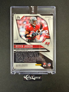 Dexter Jackson (Buccaneers) - Gold Vinyl 4/5 - Prizm FB 2024