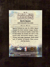 Load image into Gallery viewer, Derik Queen (Pelicans) - Rookie Insert Purple 186/199 - Bowman Chrome BK 2025/26
