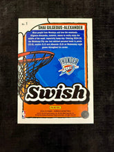 Load image into Gallery viewer, Shai Gilgeous-Alexander (Thunder) - Intl. Blue Stars Swish 63/99 - Donruss BK 2024/25