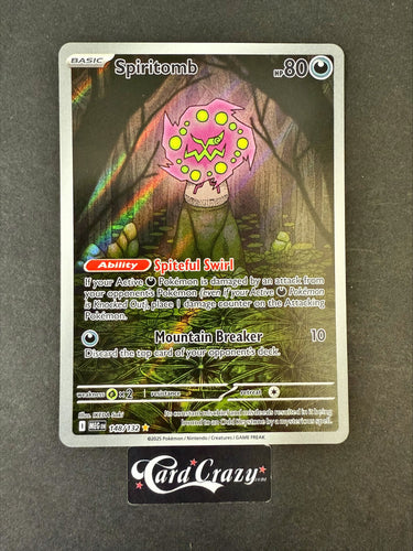 Spiritomb Mega Evolution  Shiny Rare  148/132