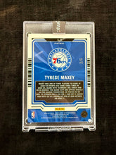 Load image into Gallery viewer, Tyrese Maxey (76ers) - Emerald Cracked Ice Insert 2/5 - Contenders Optic BK 2023/24