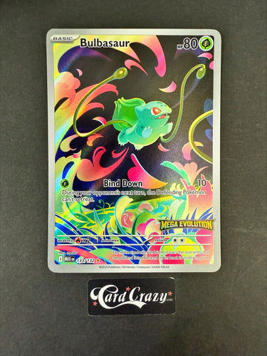 Bulbasaur (Mega Evolution Stamped) Mega Evolution  Illustration Rare  133/132