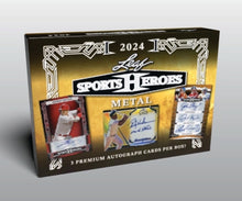 Load image into Gallery viewer, 2024 Leaf Metal Sports Heroes Hobby Box