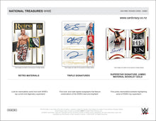 Load image into Gallery viewer, 2024 Panini National Treasures WWE Hobby Box