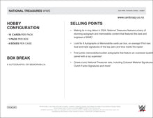 Load image into Gallery viewer, 2024 Panini National Treasures WWE Hobby Box