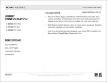 Load image into Gallery viewer, 2025 Mosaic Football Hobby Box