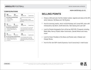 2022/23 Panini Absolute Football Fat Pack Box