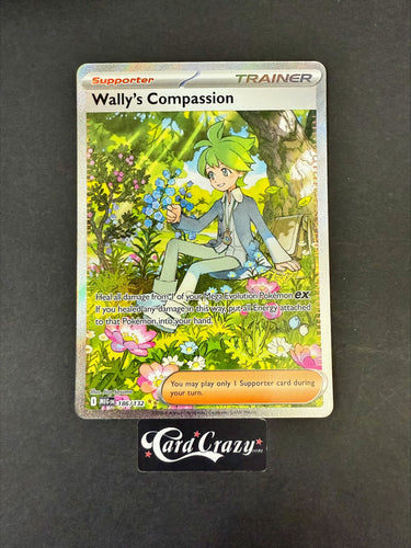 Wally's Compassion Mega Evolution  Special Illustration Rare  186/132