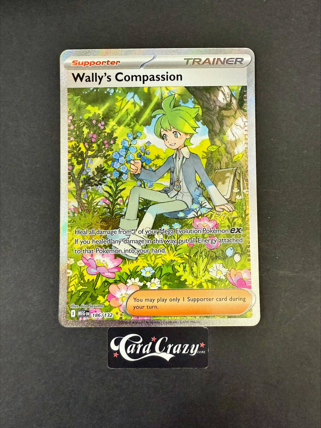 Wally's Compassion Mega Evolution  Special Illustration Rare  186/132