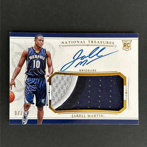 2016 National Treasures Jarell Martin Autograph 97/99