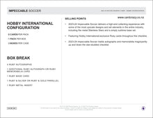 Load image into Gallery viewer, 2023/24 Panini Impeccable Soccer International Hobby Box