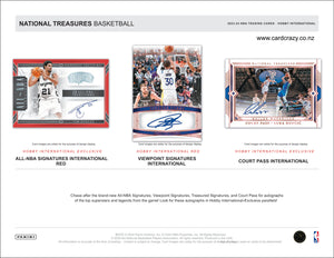 2023/24 Panini National Treasures Basketball International Hobby Box