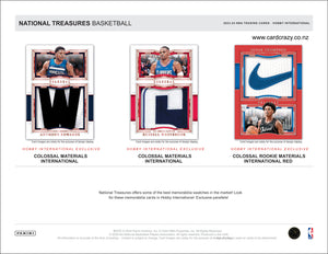 2023/24 Panini National Treasures Basketball International Hobby Box