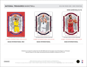2023/24 Panini National Treasures Basketball International Hobby Box