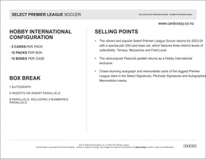 2023/24 Panini Select Premier League Soccer International Hobby Box