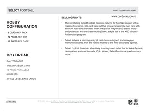 2023 Panini Select Football Hobby Box