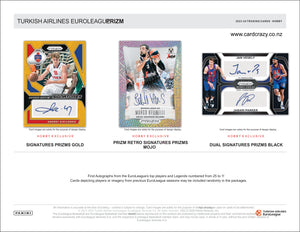 2023/24 Panini Prizm Euroleague Basketball Hobby Box