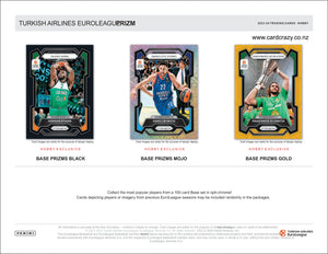 2023/24 Panini Prizm Euroleague Basketball Hobby Box