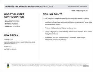 2023 Donruss Womens World Cup Soccer Hobby Blaster