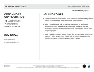 2024/25 Panini Donruss Choice Basketball Box