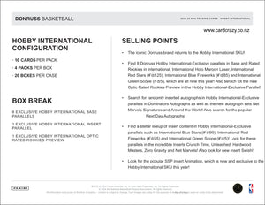2024/25 Donruss Basketball Hobby International