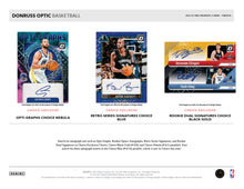 Load image into Gallery viewer, 2024/25 Donruss Optic Choice Basketball