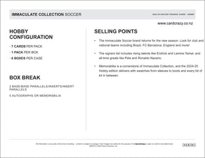 2024/25 Immaculate Soccer Hobby