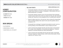 Load image into Gallery viewer, 2024/25 Immaculate Basketball Hobby
