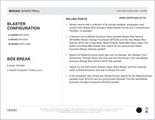 Load image into Gallery viewer, 2024/25 Mosaic Basketball Blaster