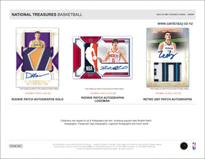2024/25 National Treasures Basketball Box