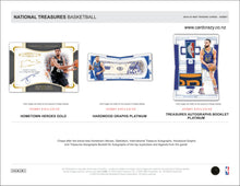 Load image into Gallery viewer, 2024/25 National Treasures Basketball Box