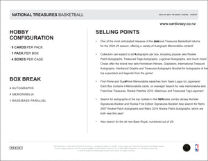 2024/25 National Treasures Basketball Box
