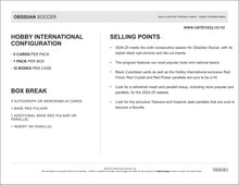 Load image into Gallery viewer, 2024/25 Obsidian Soccer Hobby International Box