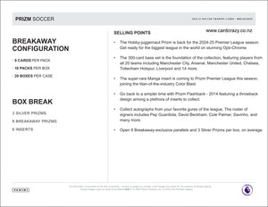 2024/25 Panini Prizm Premier League Soccer Breakaway Box