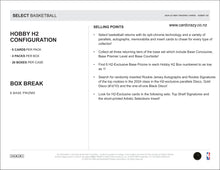 Load image into Gallery viewer, 2024/25 Select Basketball Hobby H2