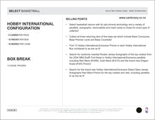 Load image into Gallery viewer, 2024/25 Select Hobby International Basketball