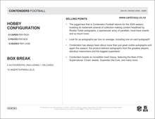 Load image into Gallery viewer, 2024 Contenders Football Hobby Box