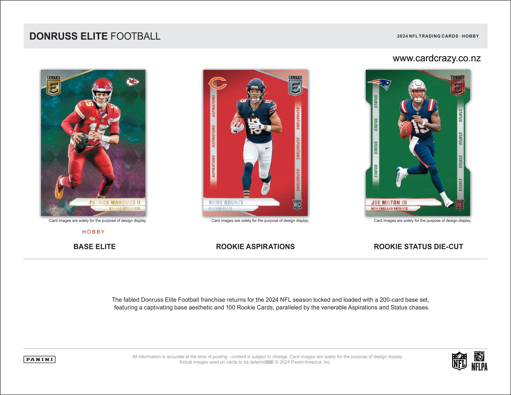 2024 Panini Donruss Elite Football Hobby Box cardcrazy