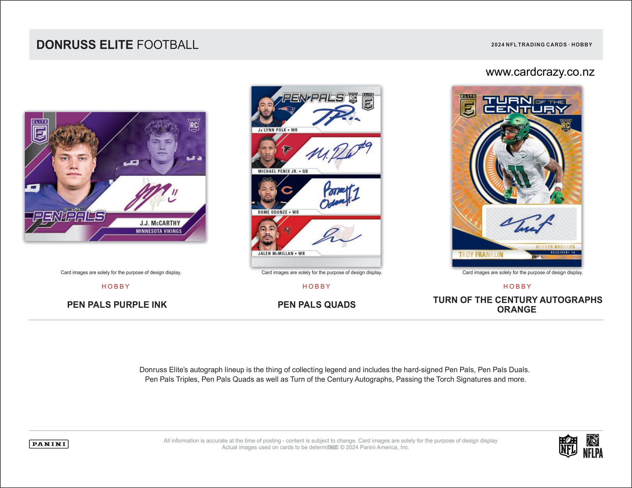 2024 Panini Donruss Elite Football Hobby Box cardcrazy