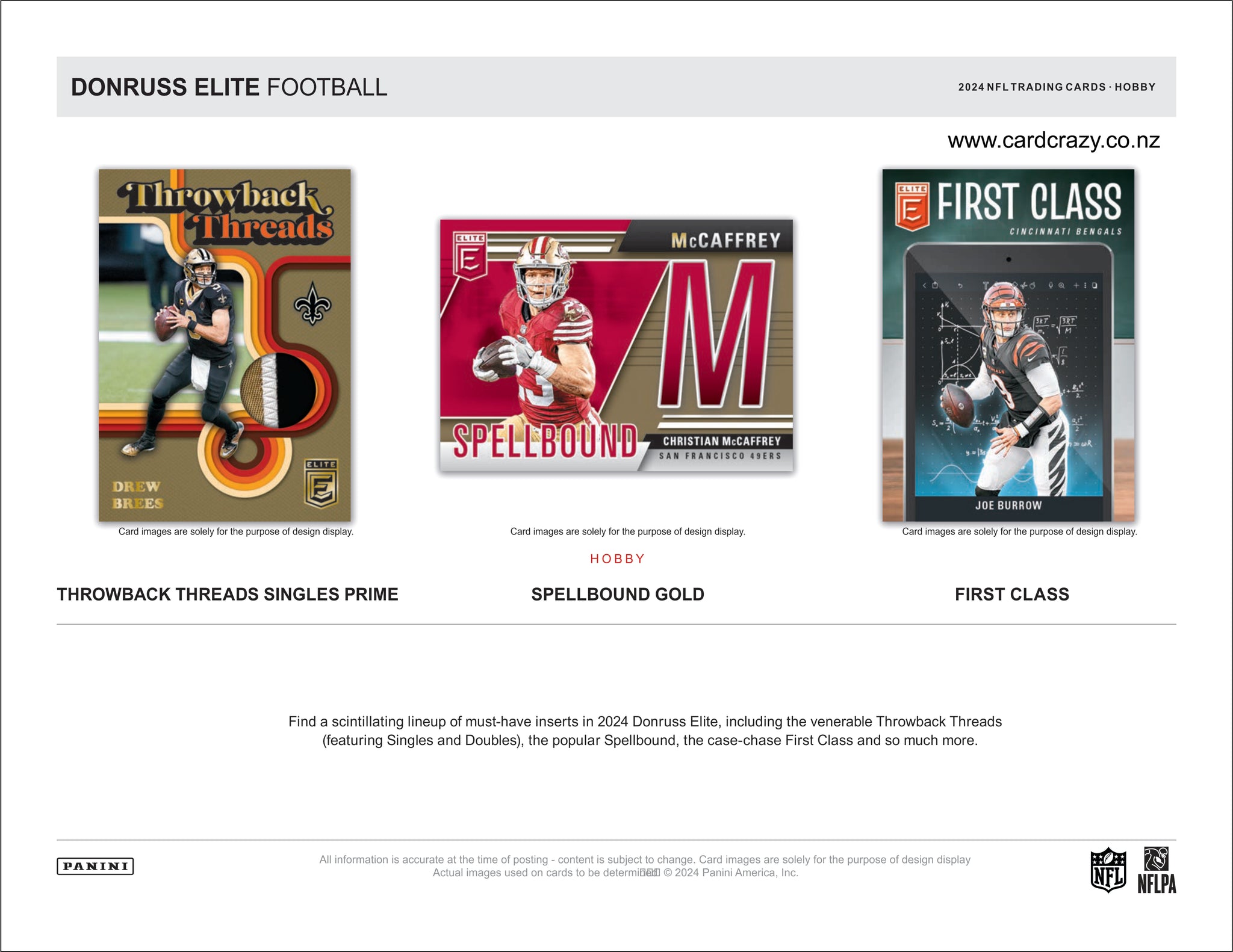 2024 Panini Donruss Elite Football Hobby Box cardcrazy