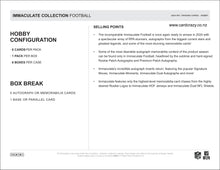 Load image into Gallery viewer, 2024 Immaculate Football Box