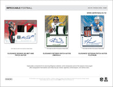 Load image into Gallery viewer, 2024 Panini Impeccable Football Hobby Box