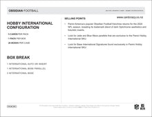 Load image into Gallery viewer, 2024 Obsidian Football Hobby International