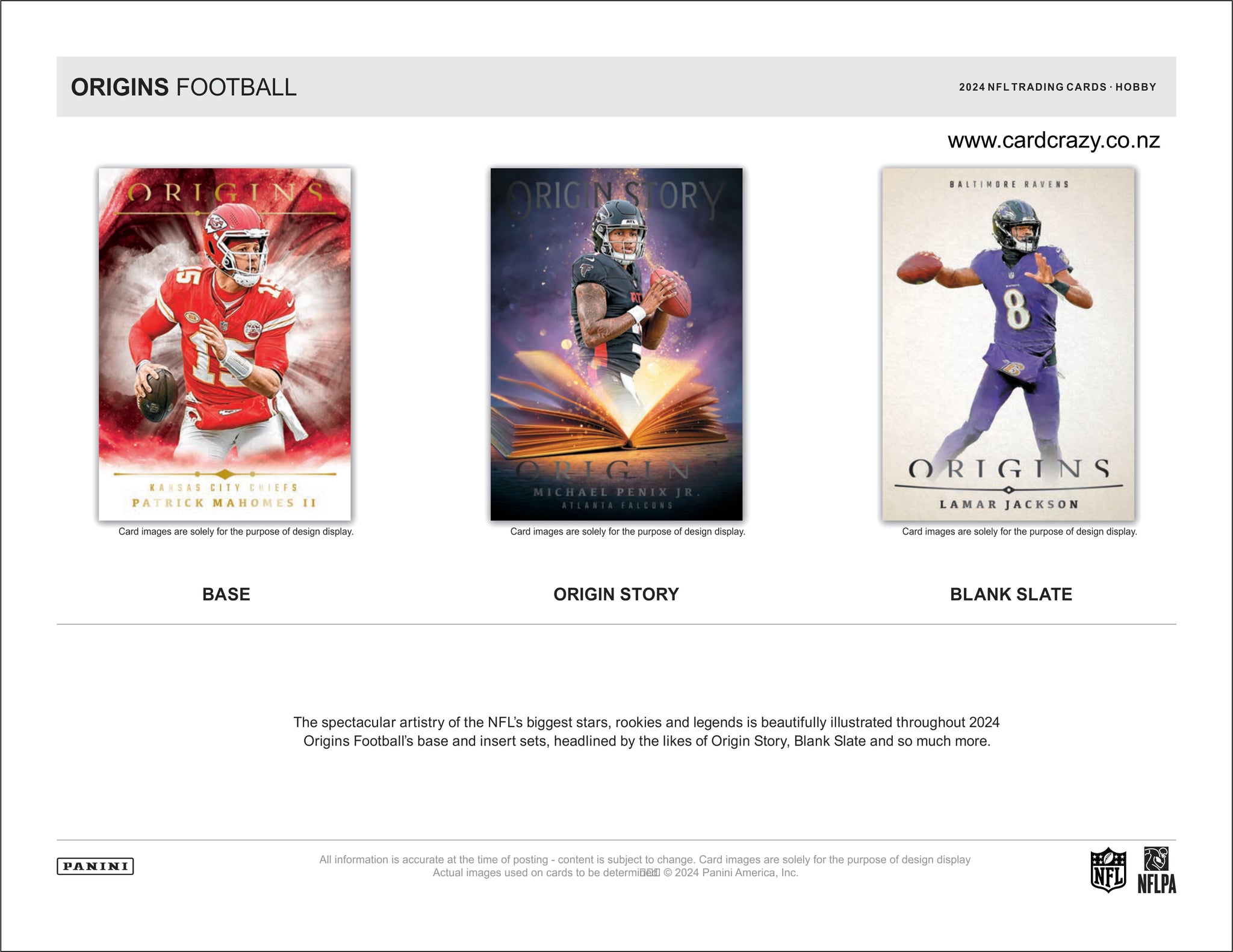 2024 Panini Origins Football Hobby Box cardcrazy