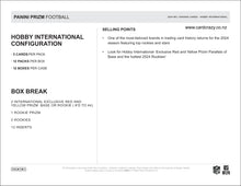 Load image into Gallery viewer, 2024 Prizm Football Hobby International Box