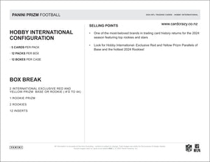 2024 Prizm Football Hobby International Box
